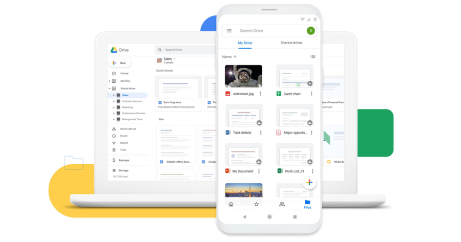 Google Search en Google Drive