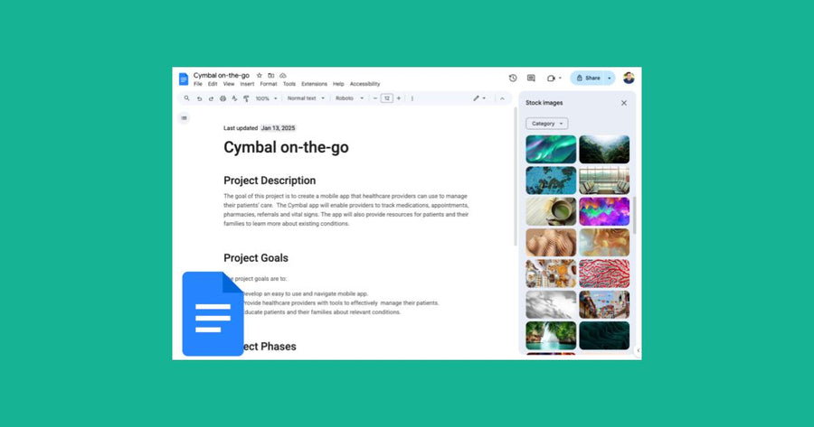 Mejorando la experiencia de imágenes de portada en Google Docs
