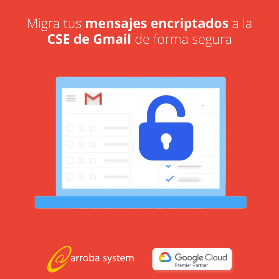 Migra tus mensajes encriptados a la CSE de Gmail de forma segura