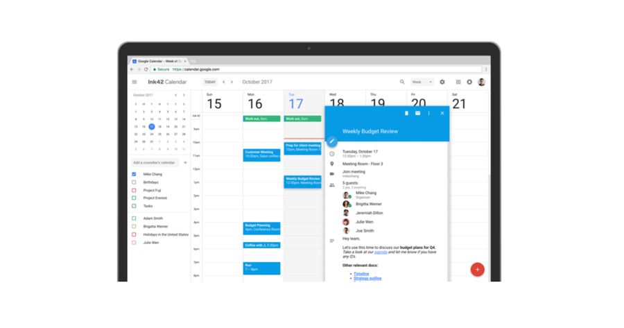 Nuevo calendario de Google