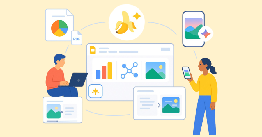 Nano Banana Pro llega a Slides, Vids, Gemini y NotebookLM para transformar tu forma de crear imágenes