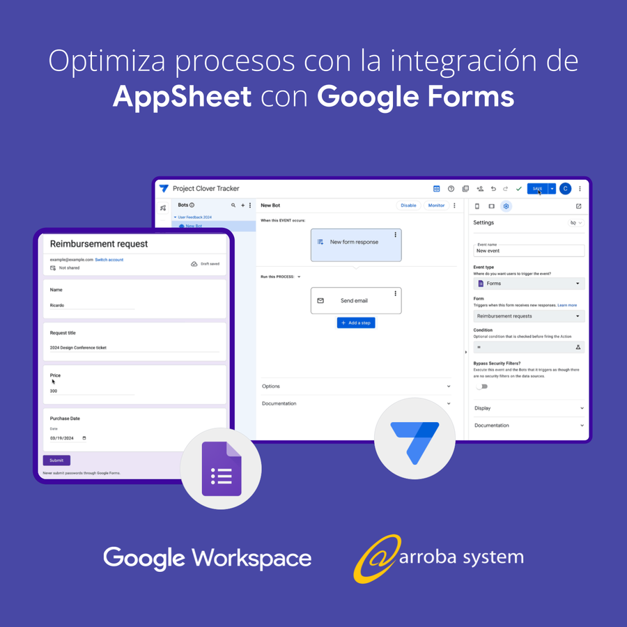 Optimiza procesos con AppSheet y Formularios de Google
