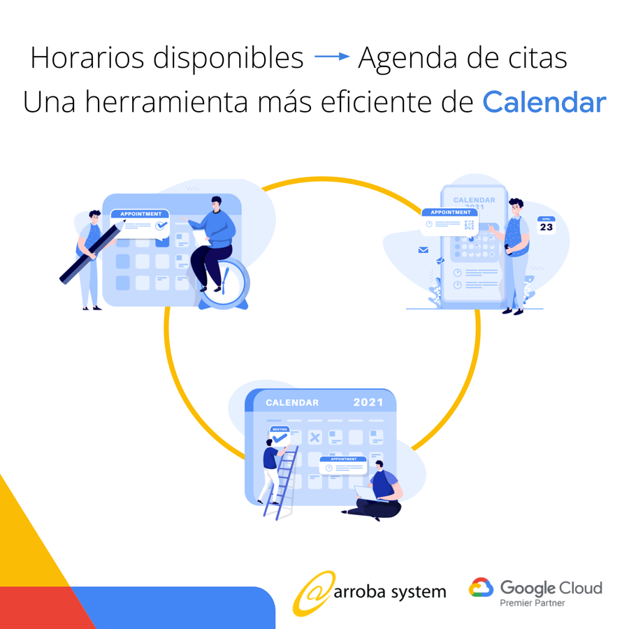 Prepárate para las nuevas agendas de citas de Google Calendar