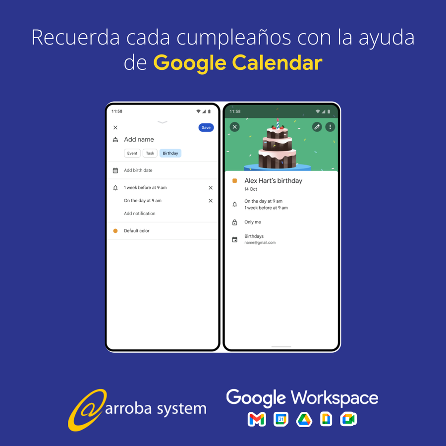 Recuerda cada cumpleaños con la ayuda de Google Calendar