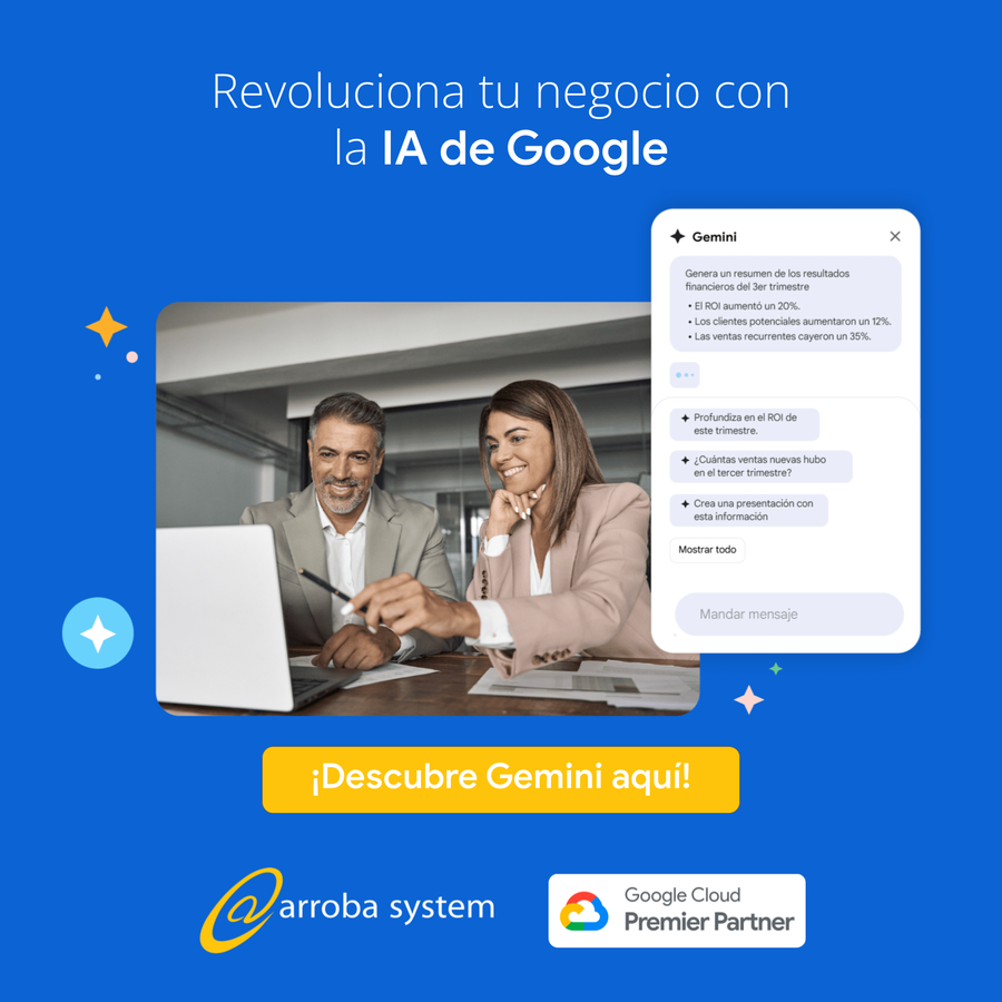 Revoluciona tu negocio con  la  IA de Google