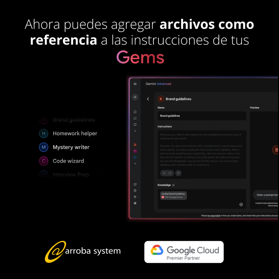 Sube y organiza archivos fácilmente con GEMS