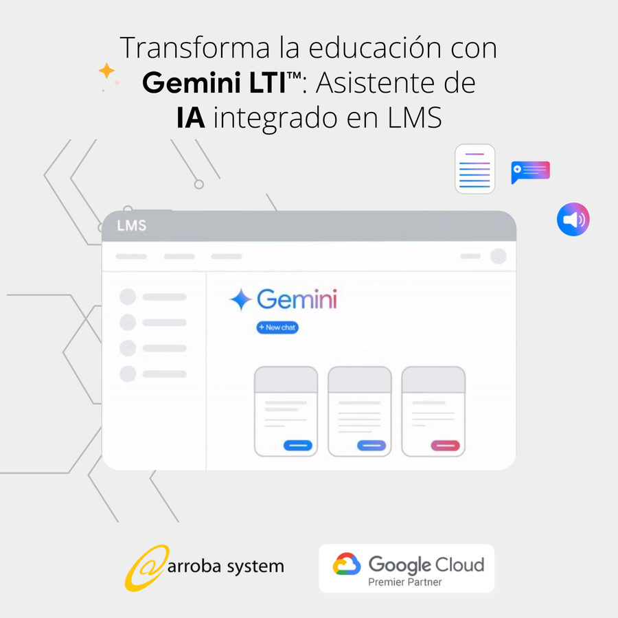 Transforma la educación con Gemini LTI™: Asistente de IA integrado en LMS