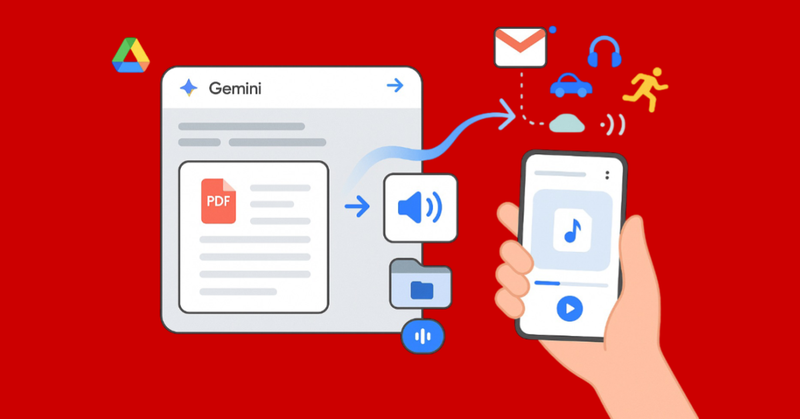 Tus PDFs ahora hablan: llega el resumen de audio con inteligencia artificial en Google Drive