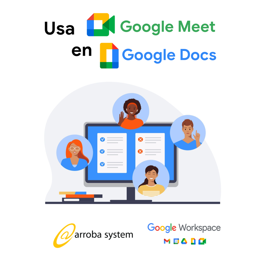 Usa Google meets en Google Docs