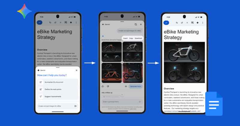 Ya puedes crear imágenes con Gemini en Google Docs… ¡también en tu Android!