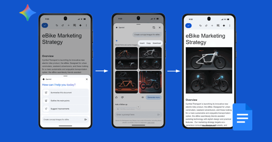 Ya puedes crear imágenes con Gemini en Google Docs… ¡también en tu Android!